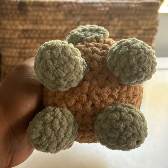 Handmade Crochet Turtle - Picture 6 of 10